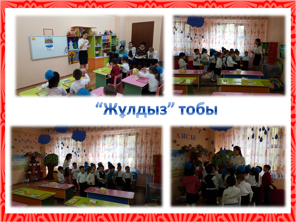 7.10.2016 жылы "Жұлдыз" тобы Шығармашылық білім беру саласы бойынша"Жаңбырлы күн" тақырыбында ашық оқу қызметін өтті
